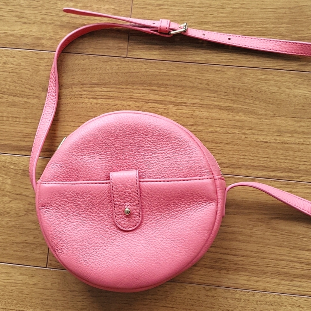 Talbots crossbody adjustable strap bag vegan leather Coral Pink NWT